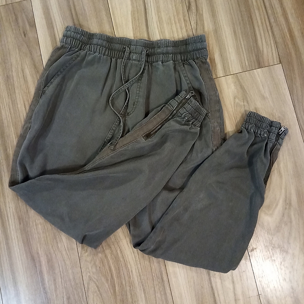 Pistola Green Athleisure Joggers.